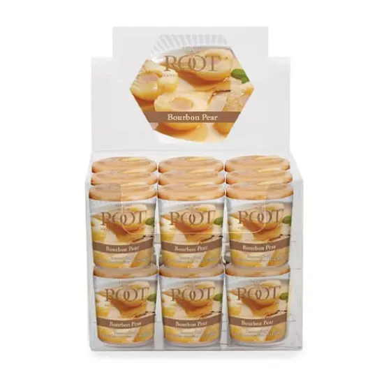 Root Candles Scented 20 Hour Beeswax Blend Votive Candles, 18ct. Bourbon Pear {1}
