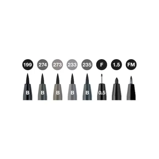 Faber-Castell&reg; PITT&reg; Artist Pen Soft Brush Set, 8 Piece {3}