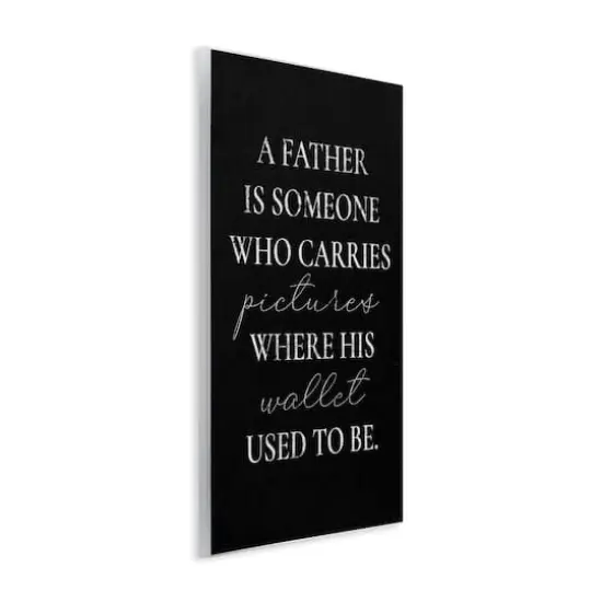 Stupell Industries Pictures Where Wallet Used To Be Father Wall Plaque Art {4}
