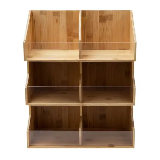 Mind Reader Brown 6-Section Coffee Condiment Organizer {5}