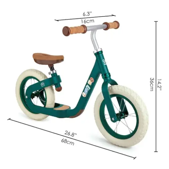 Hape Get Up & Go Green Learn to Ride Balance Bike {7}