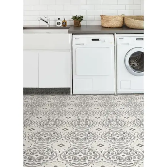 FloorPops Massimo Peel & Stick Floor Tiles {3}