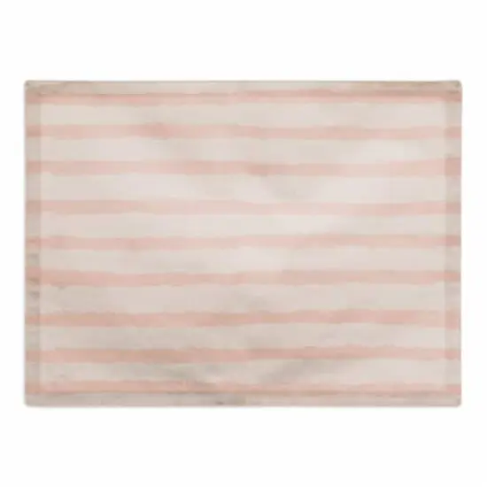 Stripes Cotton Twill Placemat Cream/Pink {1}