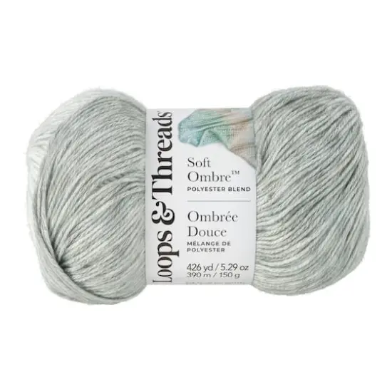 Soft Ombre&trade; Yarn by Loops & Threads&reg; Slate/Grey/White {1}