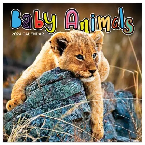 TF Publishing 2024 Baby Animals Mini Calendar {1}