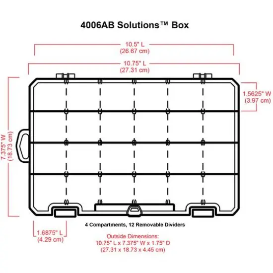 ArtBin&reg; 11'' x 7'' Solutions&trade; Box {6}