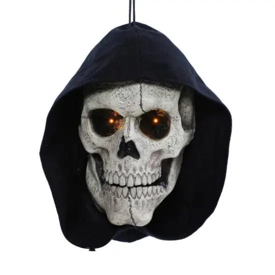 16" Animated Skull Door Greeter by Ashland&reg; {1}