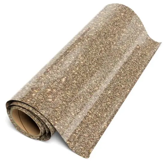 Siser&reg; Glitter Heat Transfer Vinyl, 120" Old Gold {1}