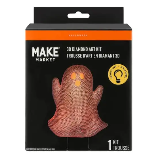 5.5" Ghost Light-Up 3D Diamond Art Kit by Make Market&reg; {1}