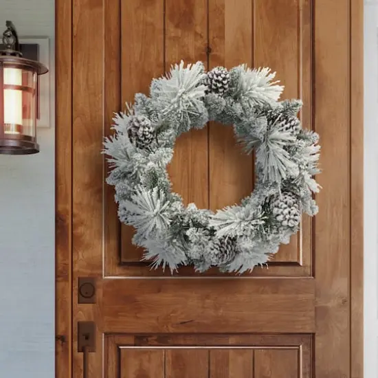 24" Berkshire Spruce Wreath {5}