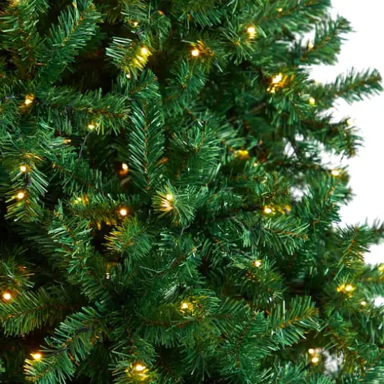 10ft. Pre-Lit Northern Tip Artificial Christmas Tree, Clear LED Lights {5}