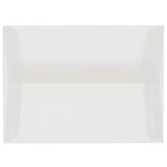 JAM Paper A8 Clear Translucent Vellum Invitation Envelopes, 25ct. {1}