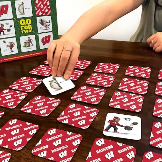 College Team Licensed Memory Match Game Wisconsin Badgers {6}