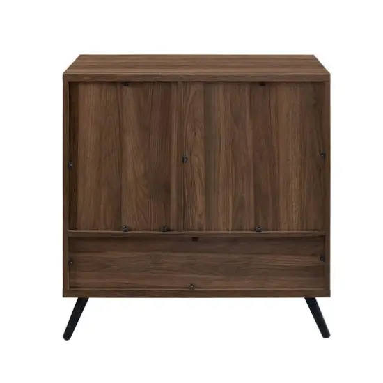 Walker Edison Dark Walnut 2 Door Accent Cabinet {4}