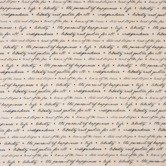 SINGER Liberty Justice For All Cotton Fabric {1}