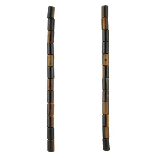 Yellow Tiger's Eye Tube Beads by Bead Landing&trade; {4}