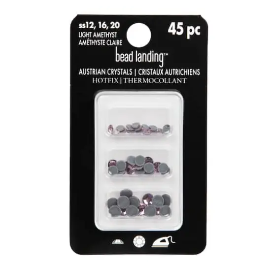 Hotfix Austrian Crystals Mix by Bead Landing&trade;, 45ct. Light Amethyst {5}