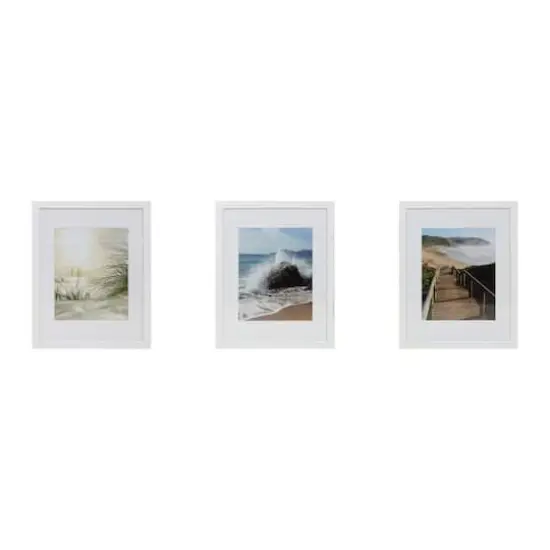 3 Pack White 8" x 10" Frame with Mat, Gallery&trade; by Studio D&eacute;cor&reg; {1}