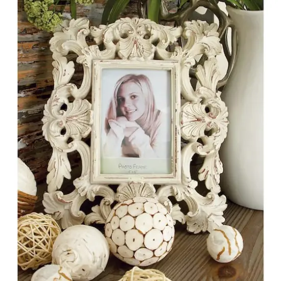 2 Pack White Polystone Traditional 9" x 11" Frames {13}