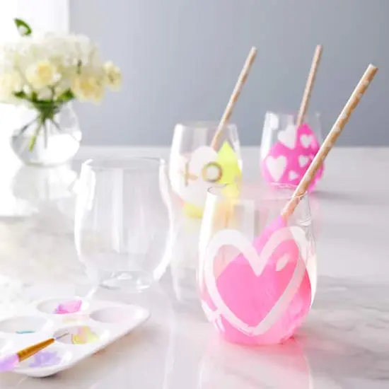 12oz. Clear Plastic Stemless Wine Glasses by Celebrate It&trade;, 20ct. {3}