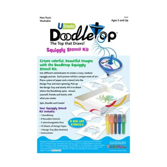 Doodletop Stencil Kit - Sea Life {3}