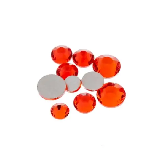 Combo Glass Flatback Rhinestones by Bead Landing&trade; Orange {3}