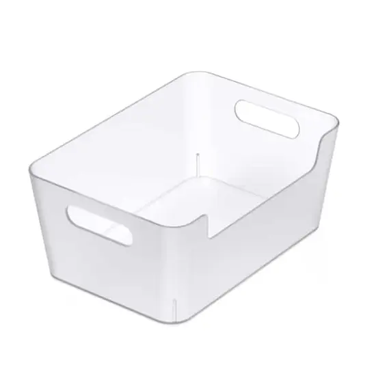 Medium Clear Open Storage Bin by Simply Tidy&reg; {1}