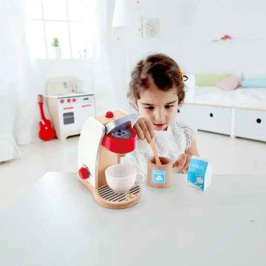 Hape White My Coffee Machine Kitchen Playset {7}