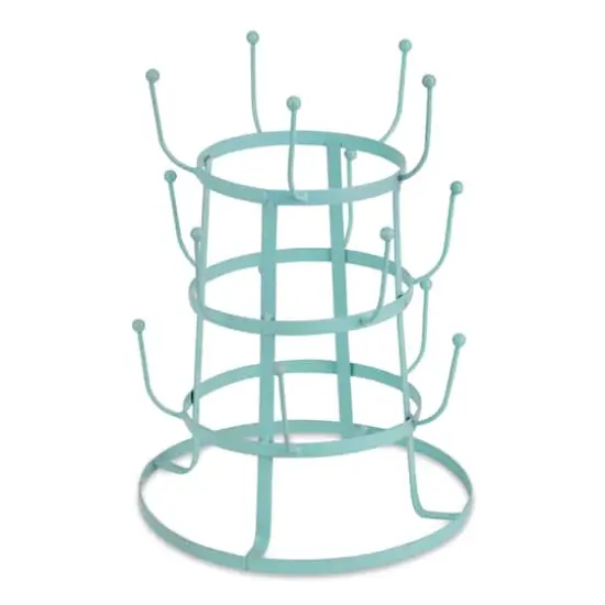 DII&reg; Vintage Coffee Mug Stand Matte Aqua {1}