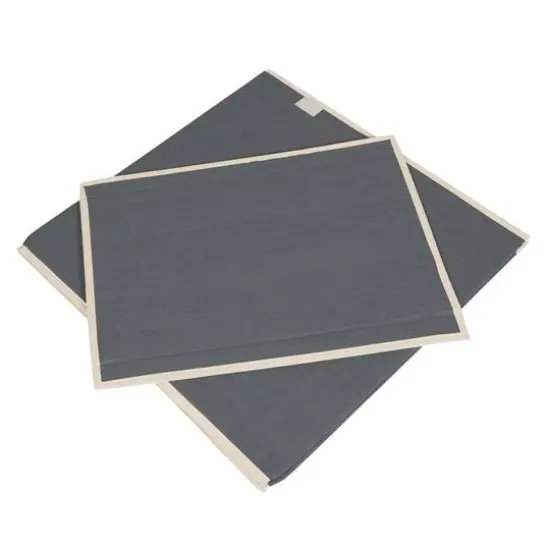 Honey Can Do Gray Double Resin Hamper {5}