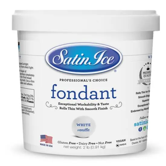 Satin Ice&trade; Professional's Choice Fondant, 2lb. Green {2}