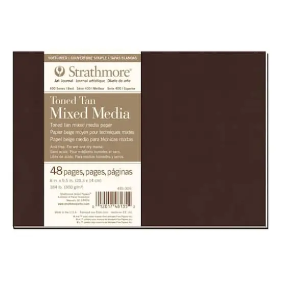 Strathmore&reg; 400 Series Softcover Toned Tan Mixed Media Art Journal {1}
