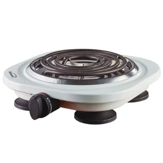 Brentwood White 1000W Double Electric Burner {5}