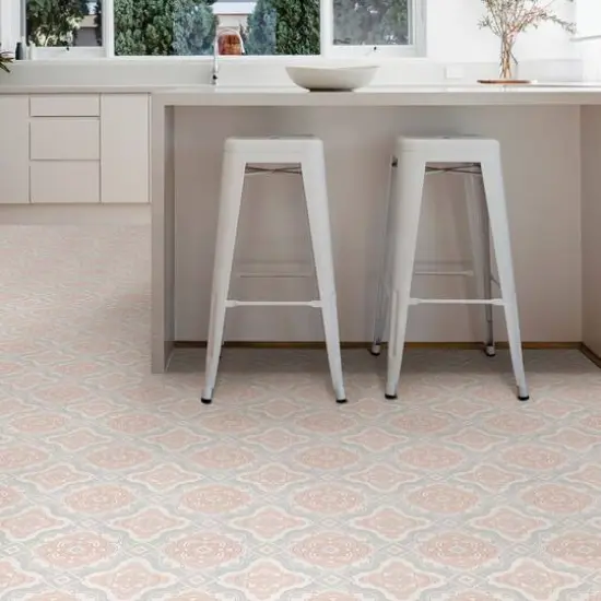 FloorPops Cecilia Peel & Stick Floor Tiles {7}