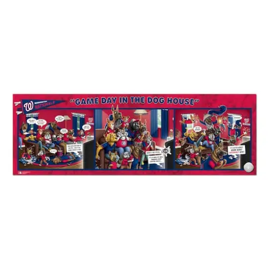 MLB Game Day in the Dog House 1,000 Piece Puzzle Washington Nationals {5}