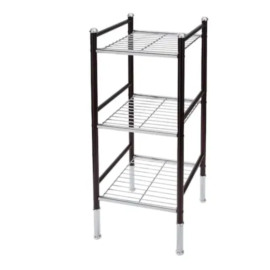 Organize It All Duplex 3 Tier Square Freestanding Wire Rack {1}