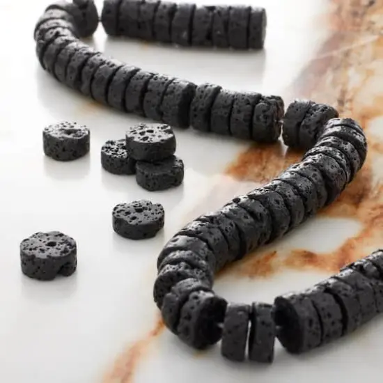 Black Lava Heishi Beads by Bead Landing&trade; {3}