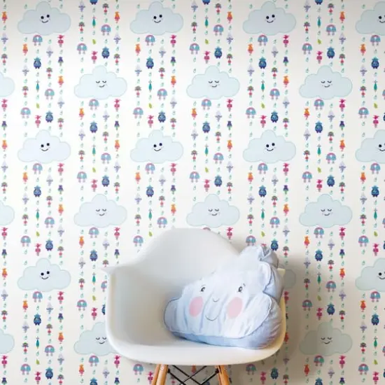 RoomMates Trolls Clouds Peel & Stick Wallpaper {8}