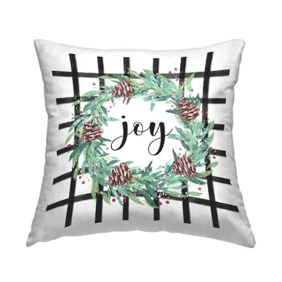 Stupell Industries Christmas Joy Throw Pillow {1}