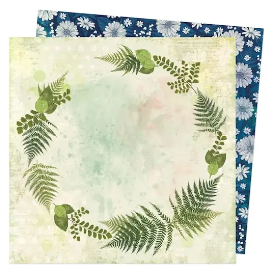 American Crafts&trade; Vicki Boutin Fernwood Gather Double-Sided Cardstock, 12" x 12" {1}