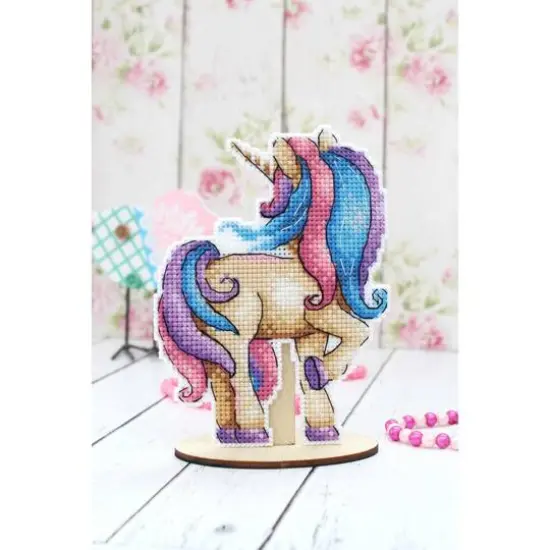 MP Studia Unicorn Plastic Canvas Counted Cross Stitch Kit {5}