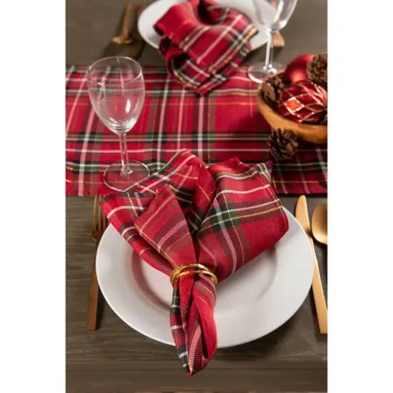 DII&reg; Holiday Metallic Plaid Napkins, 6ct. {4}