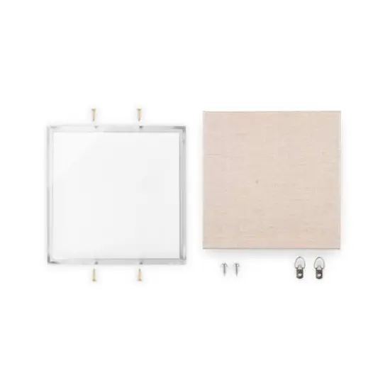 Wexel Art UV Grade Acrylic Shadowbox 3" Depth with Beige Linen Canvas {8}