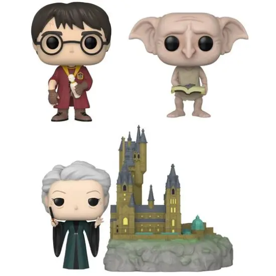 Funko POP! Movies: Harry Potter&trade; The Chamber of Secrets&trade; 20th Anniversary Collectors Set: Harry&trade;, Dobby&trade; and Minerva&trade; {1}