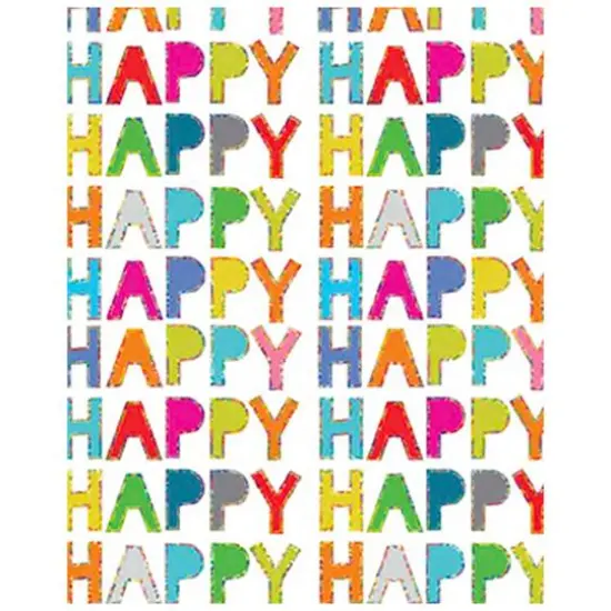 JAM Paper Happy Happy Happy Design Tissue Paper, 12ct. {1}