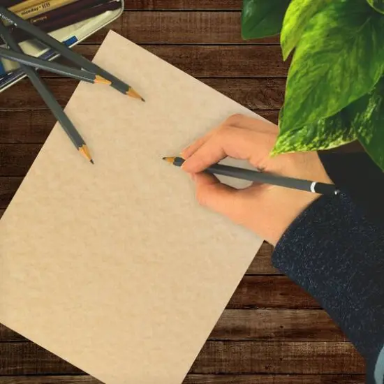 JAM Paper Brown 8.5" x 11" Parchment Paper, 500 Sheets {3}