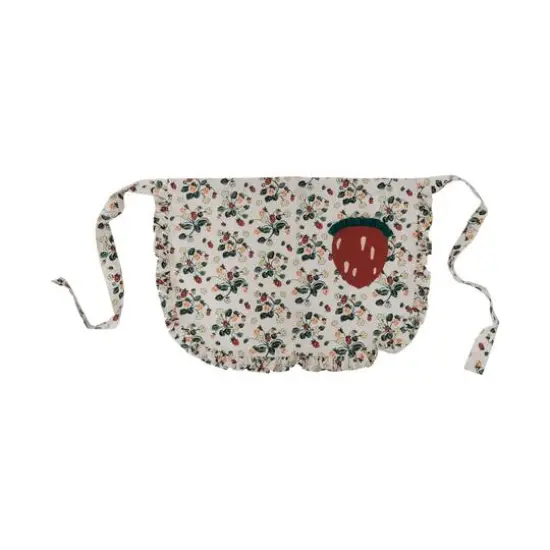 Hello Honey&reg; Cotton Half Apron with Strawberry-Shaped Pocket {1}