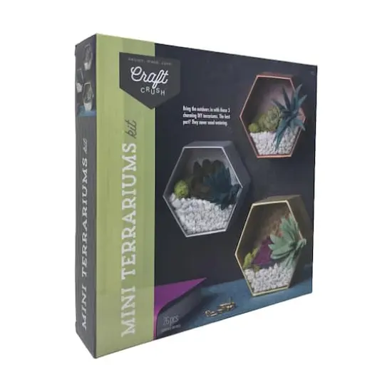 Craft Crush - Mini Terrariums Kit {7}