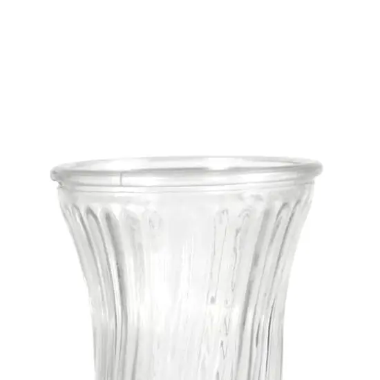 8.5" Swirled Fluted Glass Vase by Ashland&reg; {4}