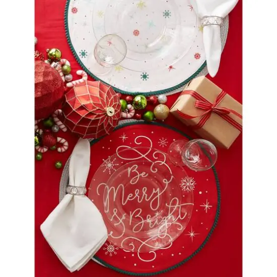 DII&reg; Be Merry & Bright Embellished Placemats, 6ct. {9}